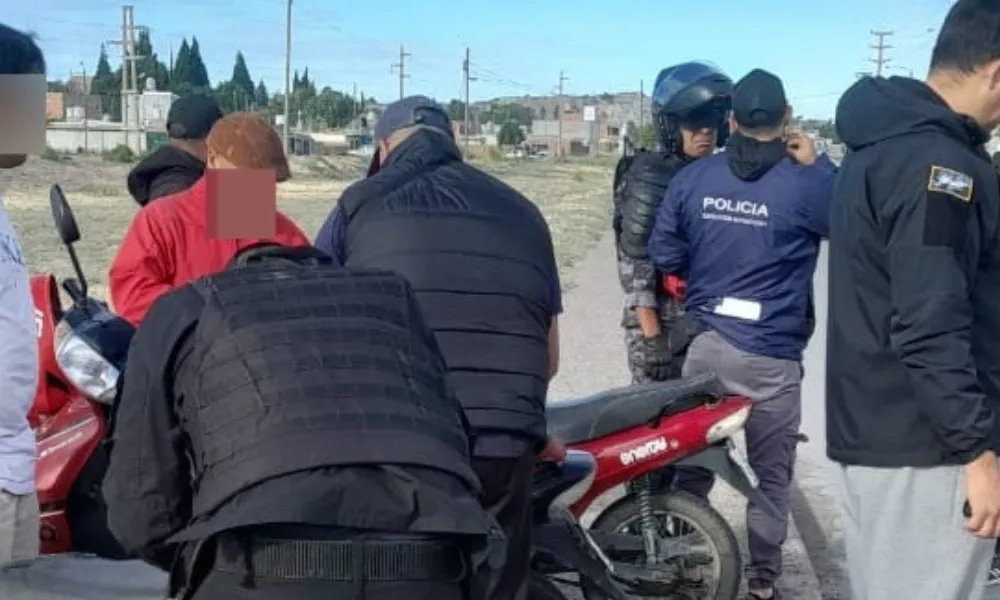 Secuestro de moto robada