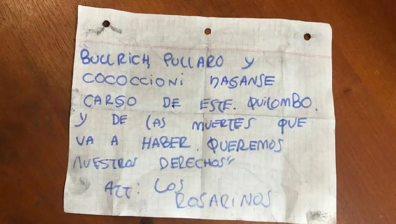 Nota de amenaza en escuela de Rosario.