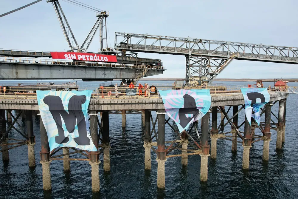 greenpeace en Sierra Grande