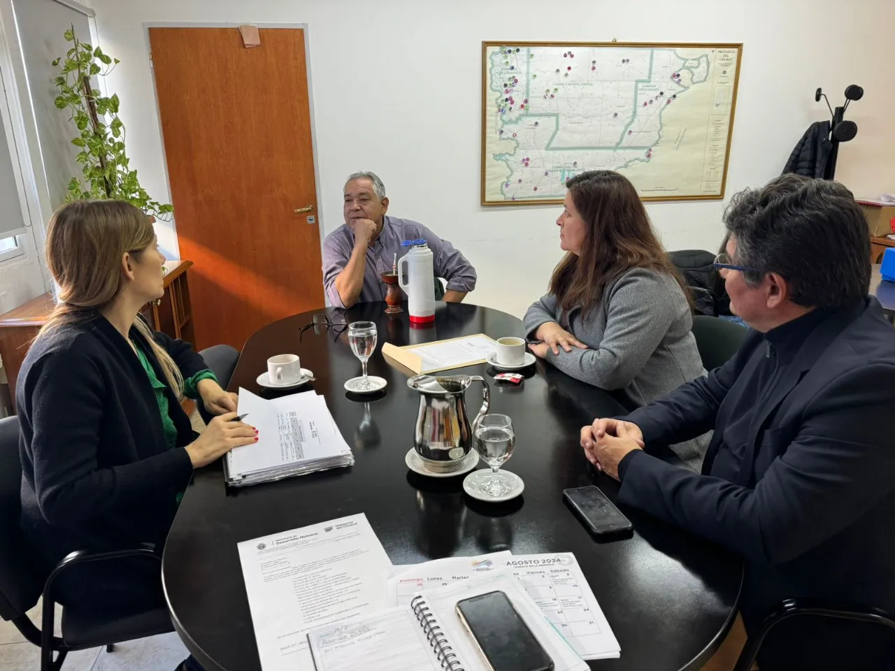 La ministra de Desarrollo Humano, Florencia Papaiani