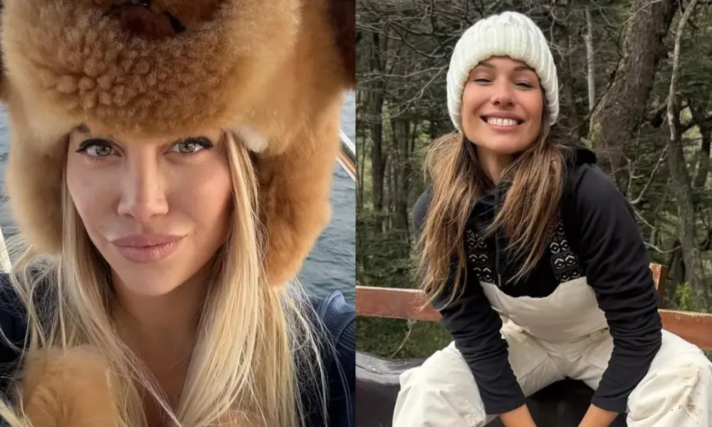 Wanda y Pampita en la Patagonia