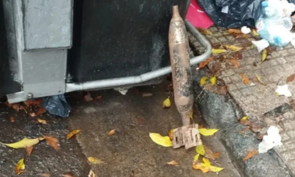 Misil hallado en Balvanera