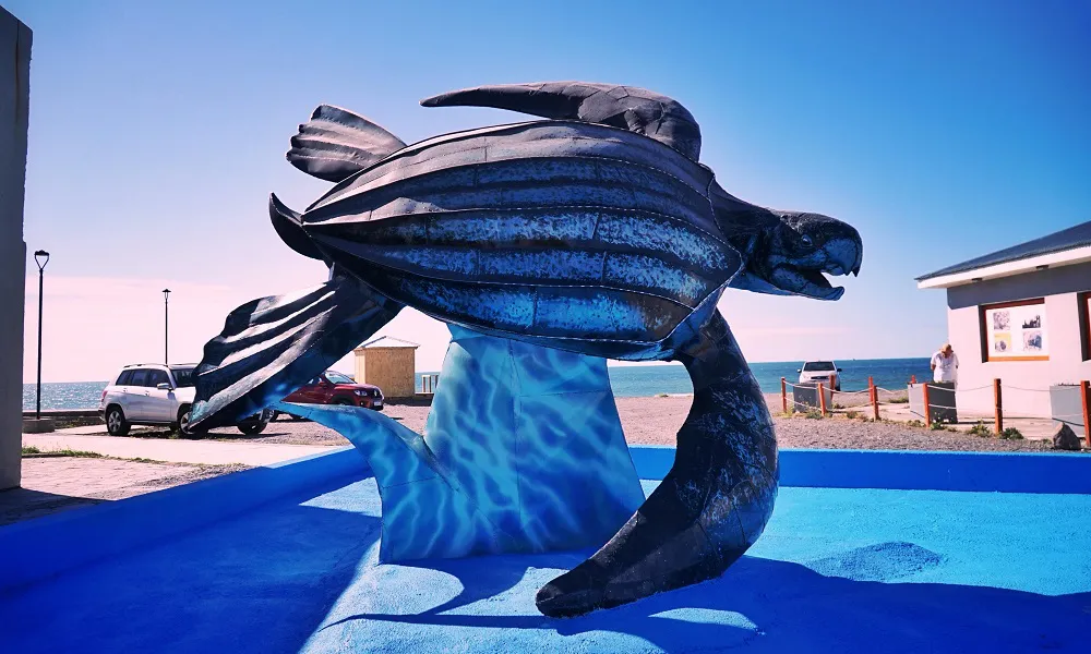 “La Tortuga”, escultura que formará parte de la Ruta del Valle de Gondwana