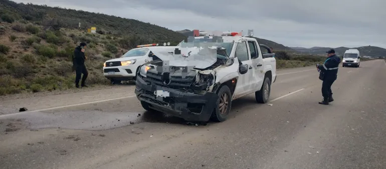 VW Amarok siniestrada