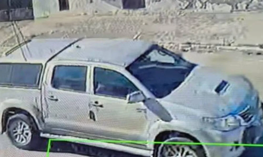 Camioneta de la pareja desaparecida