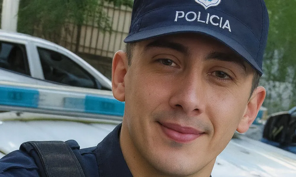 Sargento Germán Farías imagen reeditada digitalmente por LA17