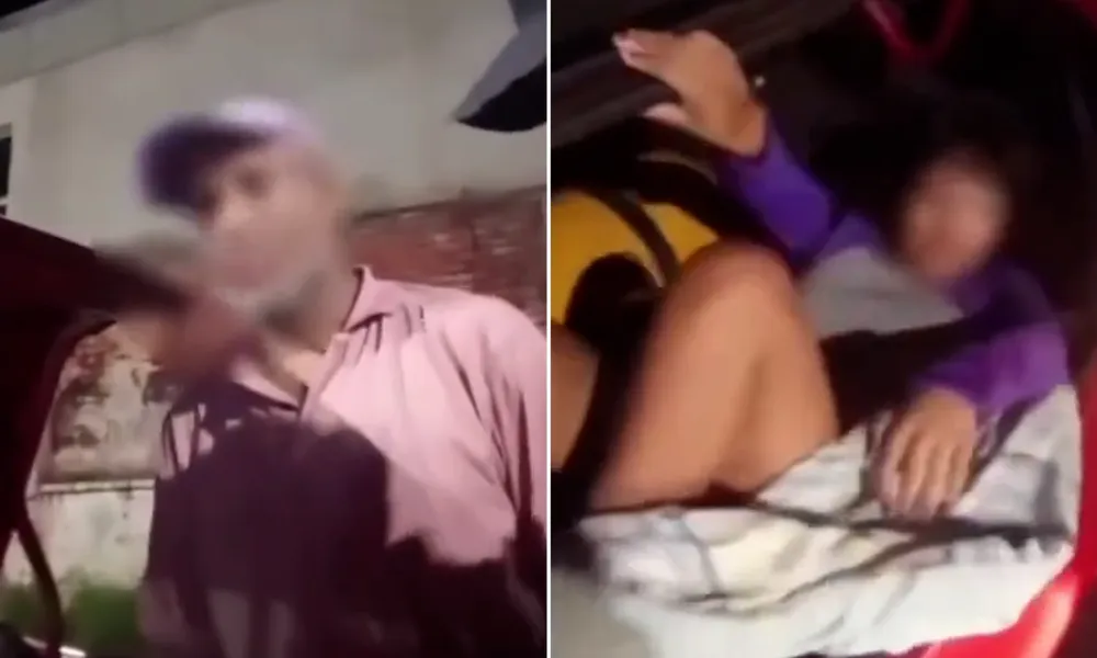 Taxista con su pareja en el baúl