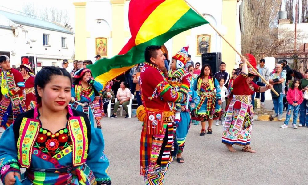 Fiesta de la Virgen de Urkupiña en Gaiman