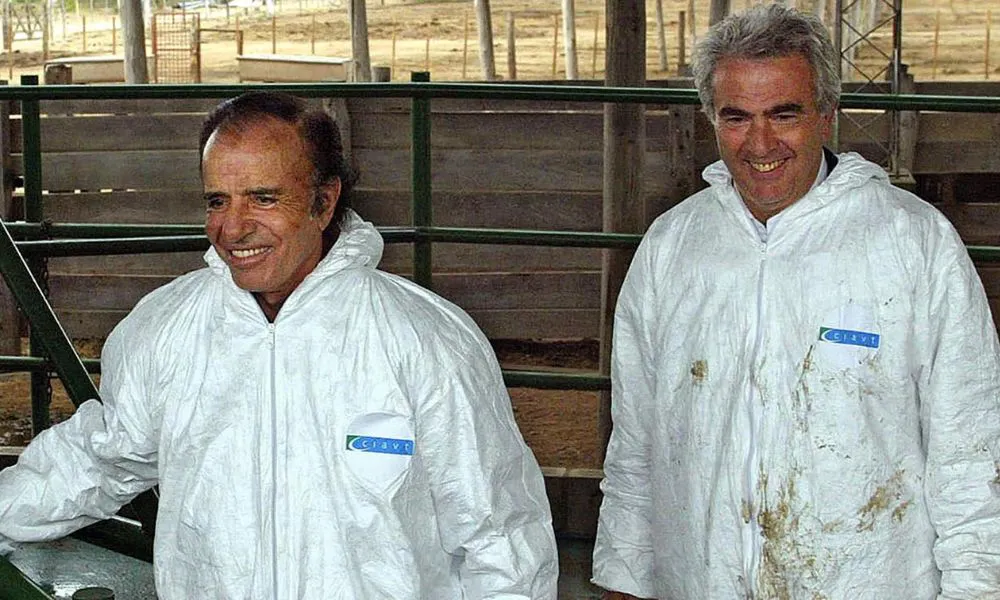 Carlos Menem y Alberto Kohan