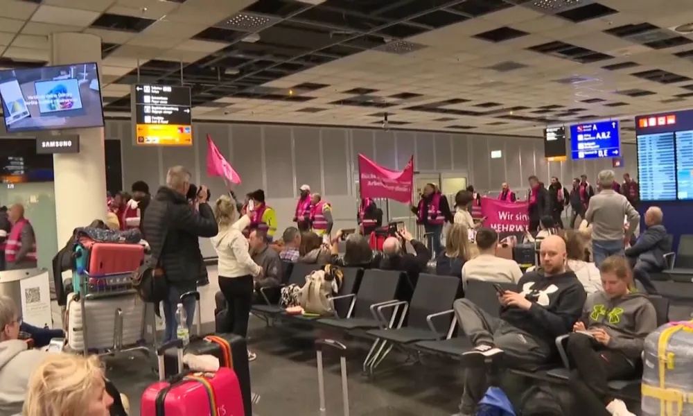 Paro en aeropuertos de Alemania