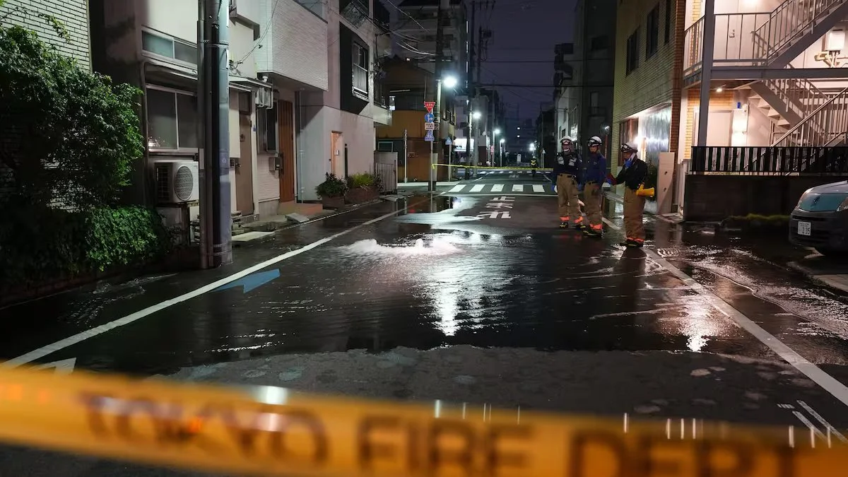 Sismo en Japón. Foto Kazuki Kozaki/Kyodo News/LA NACION