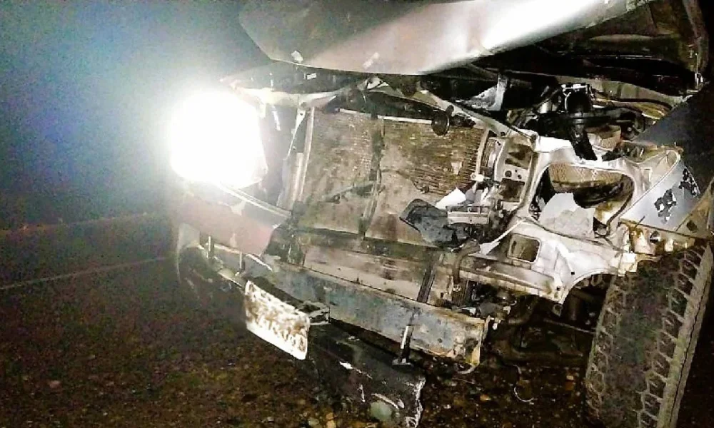 Accidente de policías en Santa Cruz