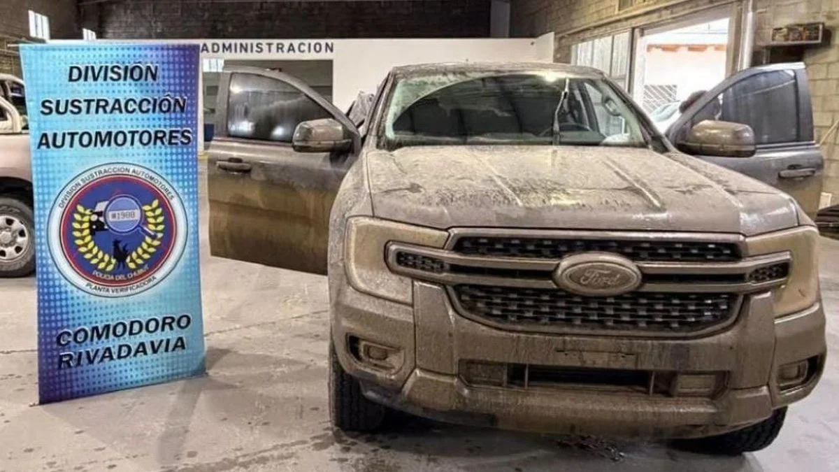 Camioneta robada en Comodoro