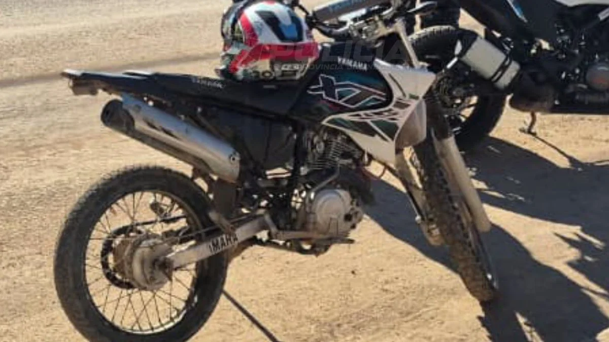 Recuperan una moto robada en el año 2022