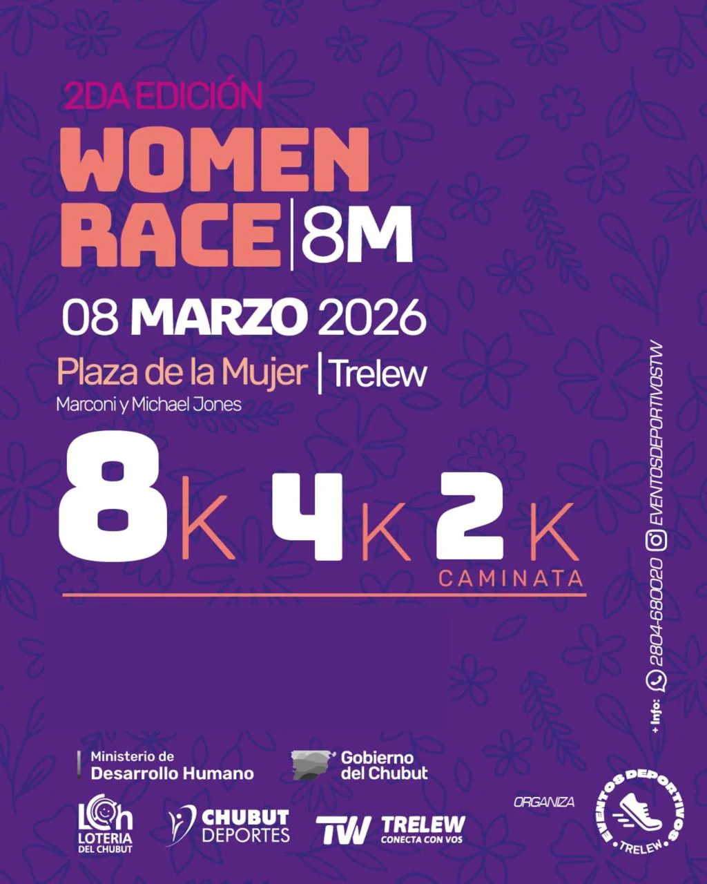 Women Race 8M en Trelew