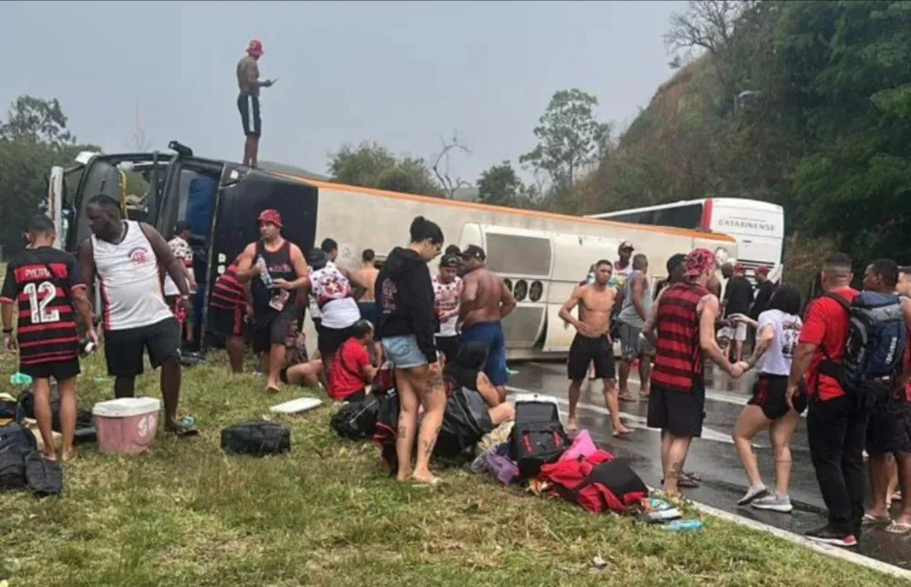 El viaje hacia Buenos Aires terminó en tragedia para un grupo de hinchas de Flamengo