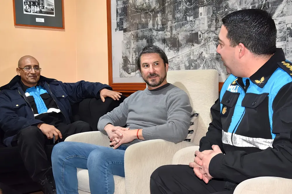 Merino recibió al nuevo jefe de la Unidad Regional
