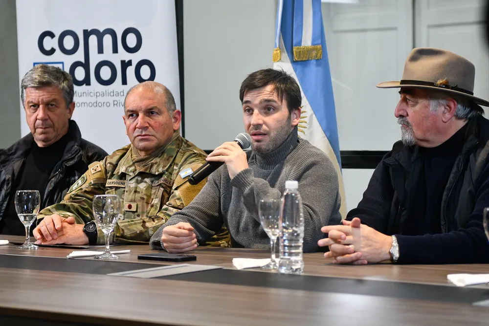 Ignacio Torres dio el parte de situación desde Comodoro Rivadavia