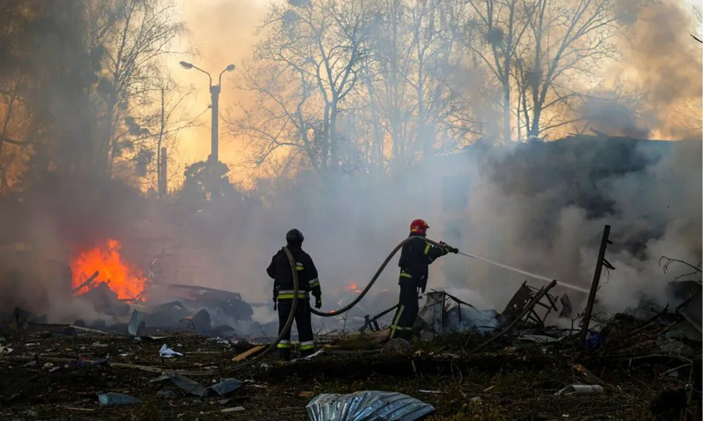 Rusia bombardeó infraestructura ucraniana. Foto: AP