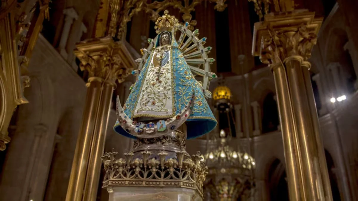 Virgen de Luján. Foto Facebook Luján en fotos