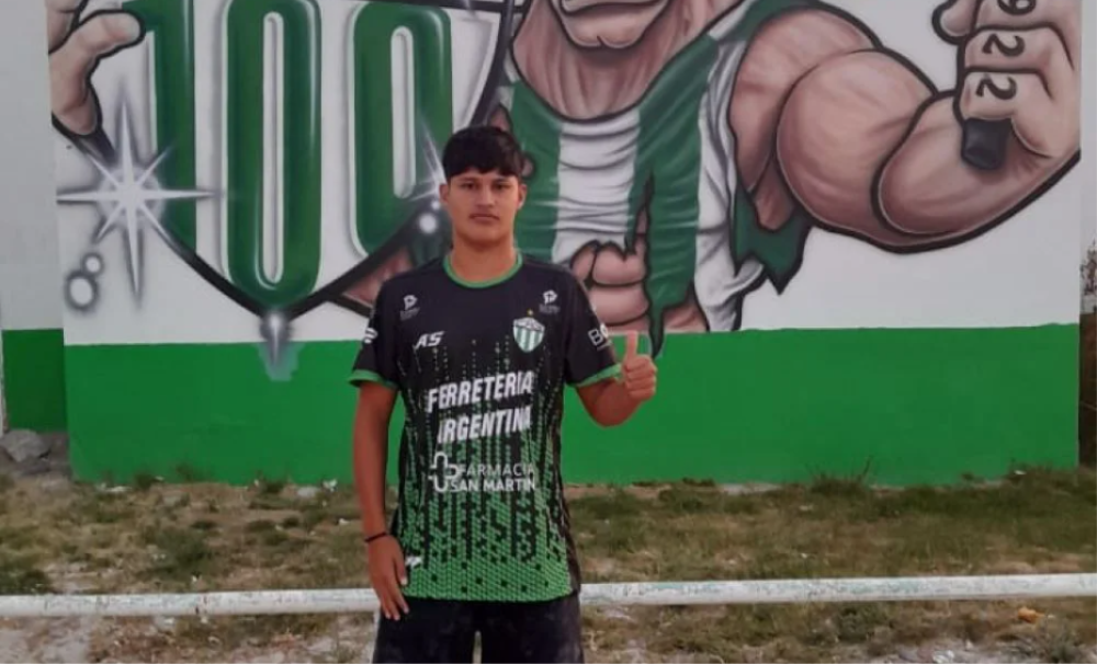 Agustín Ramos, de 16 años, seguirá su carrera en Rawson tras su paso por Deportivo Madryn.