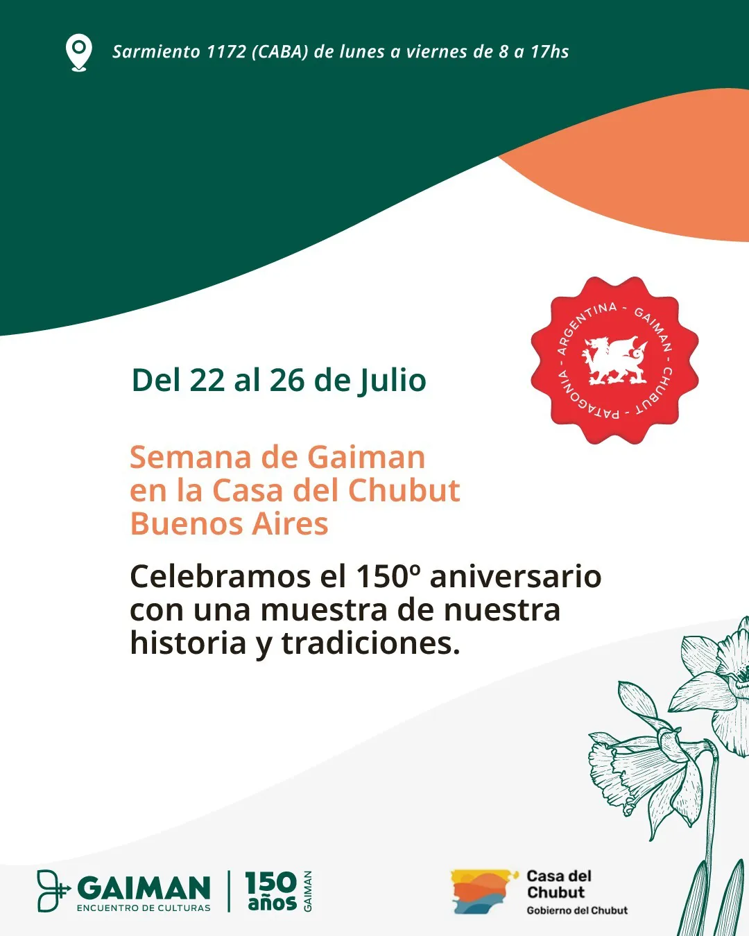 Gaiman en la Casa del Chubut