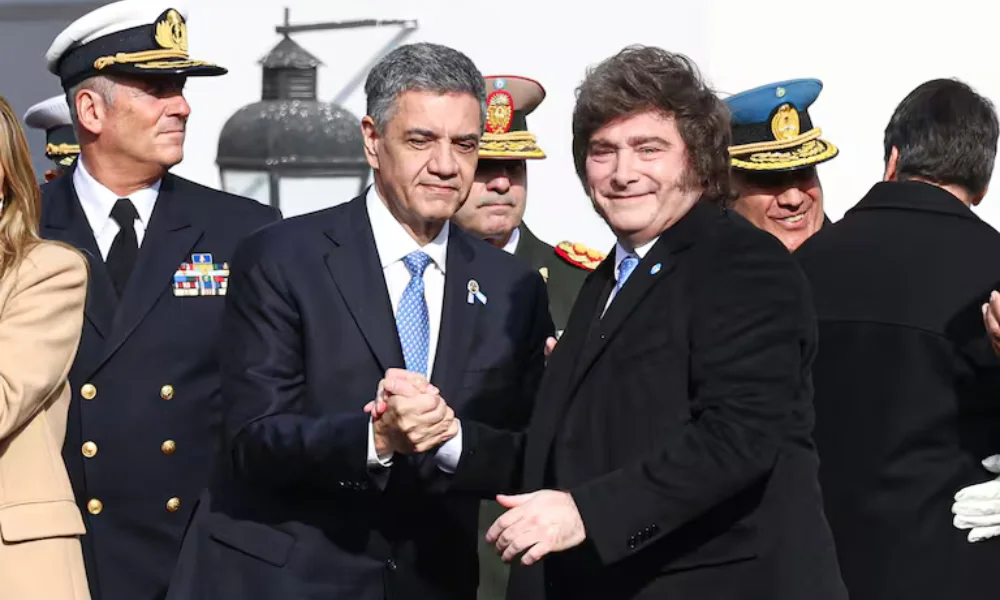 Jorge Macri y Javier Milei