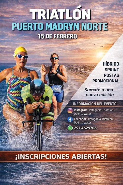 Triatlón Puerto Madryn Norte.