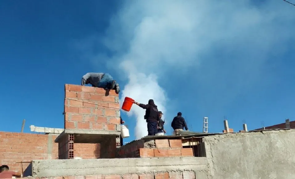 incendio baldazos