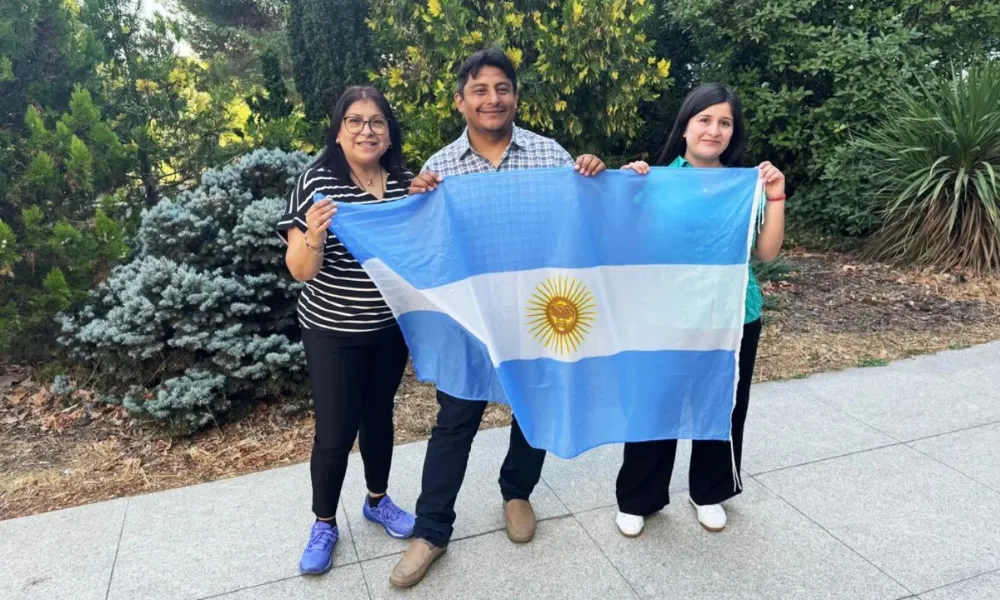 Docentes argentinos en Madrid