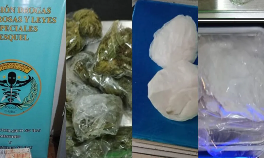 Operativo mochola policía del Chubut
