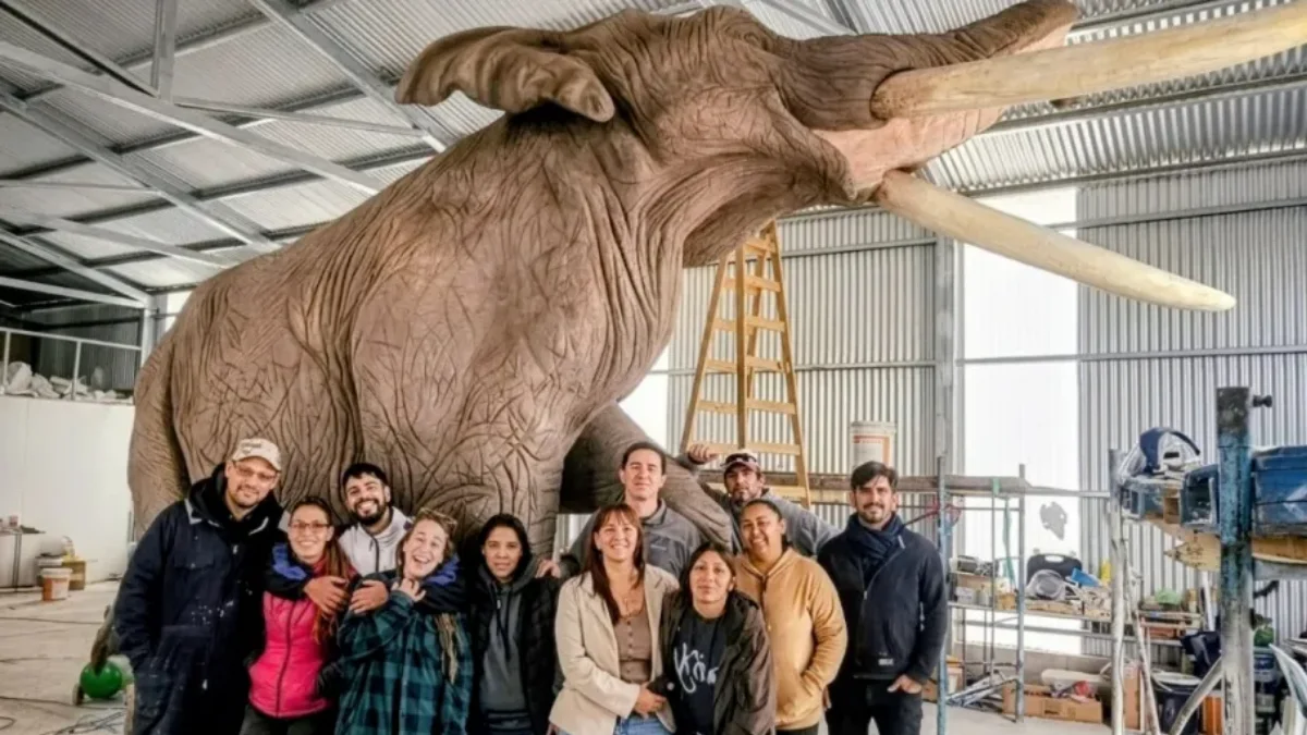 Elefante gigante en la Patagonia