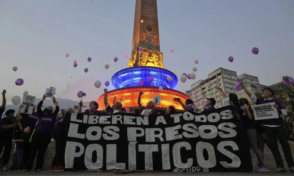 Presos políticos en Venezuela. Foto AP Photo/Ariana Cubillos/Human Rights Watch