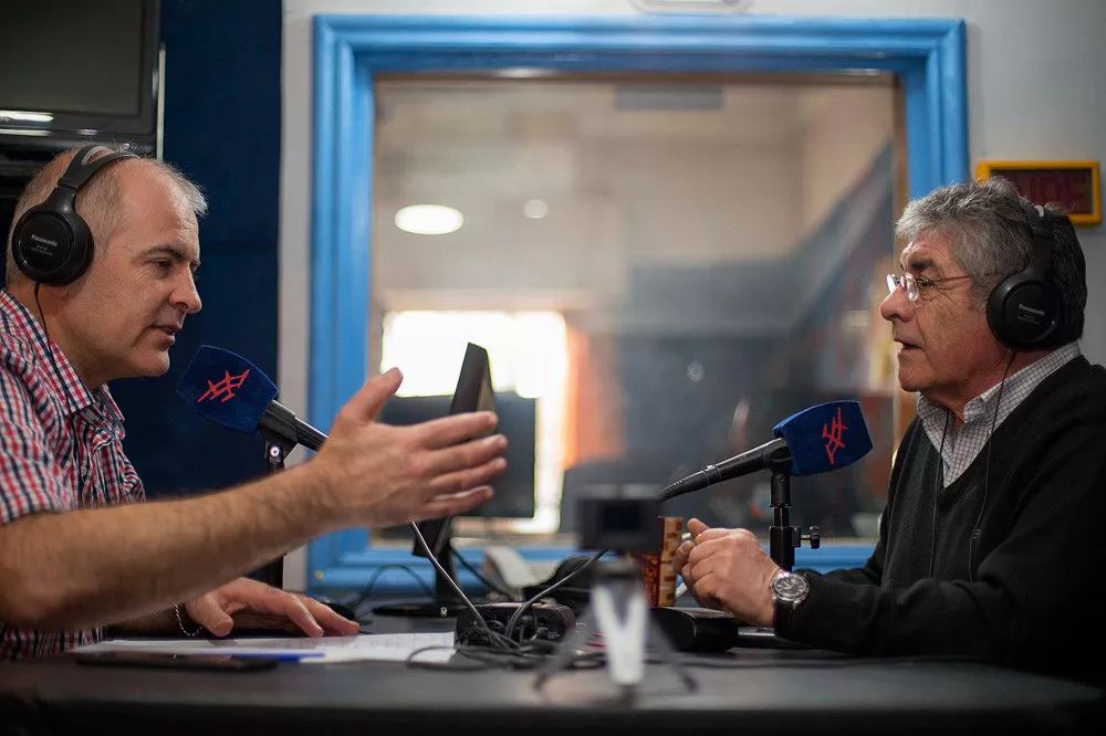 Diego Castro junto a Julio Balda