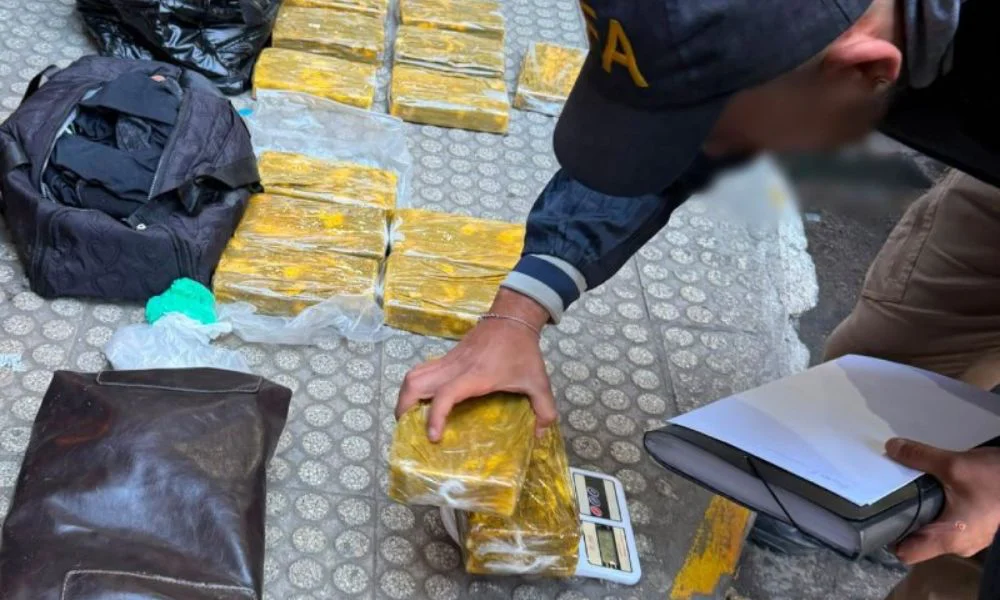 Incautan 22 kilos de cocaína en Córdoba