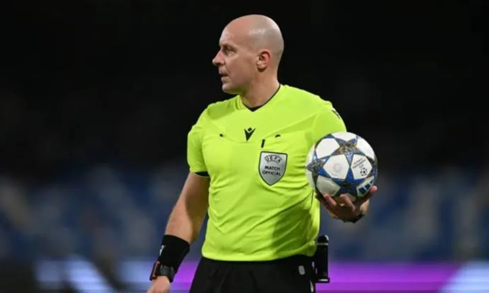 Szymon Marciniak, el árbitro que estuvo al frente de la final de Qatar 2022.