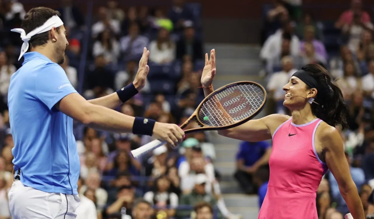 Del Potro y Gaby ganaron en Us Open