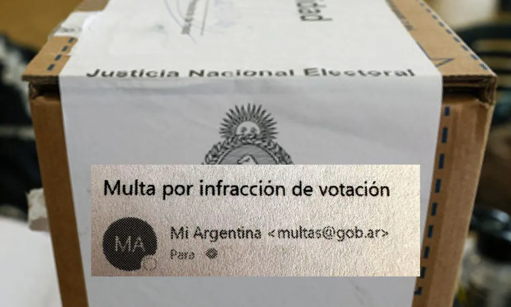 Estafas por multas por no votar