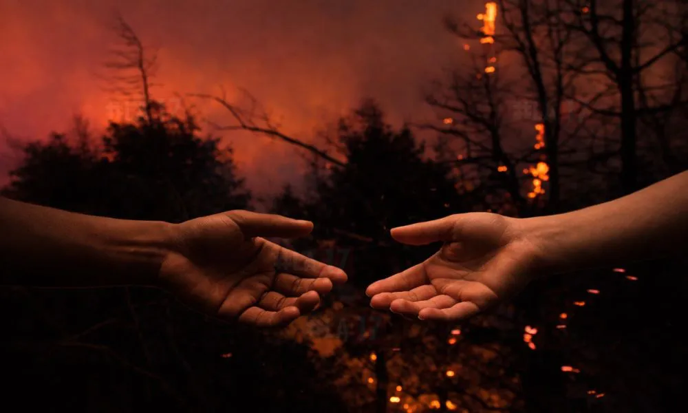 Solidaridad en los incendios