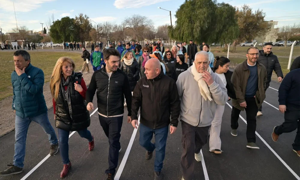 Recorrida por la pista de Atletismo