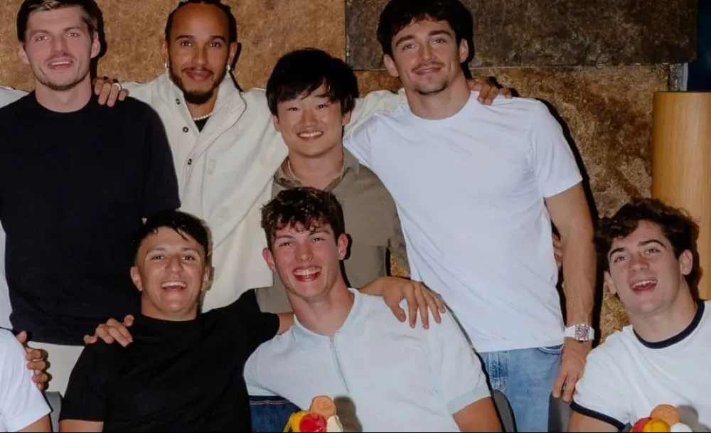 La tradicional cena de fin de año reunió a casi toda la grilla de Fórmula 1