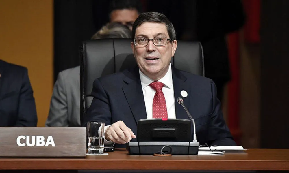 El canciller cubano Bruno Rodríguez