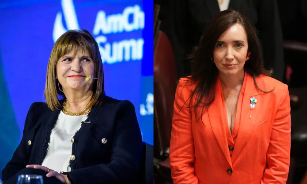 Patricia Bullrich y Victoria Villarruel