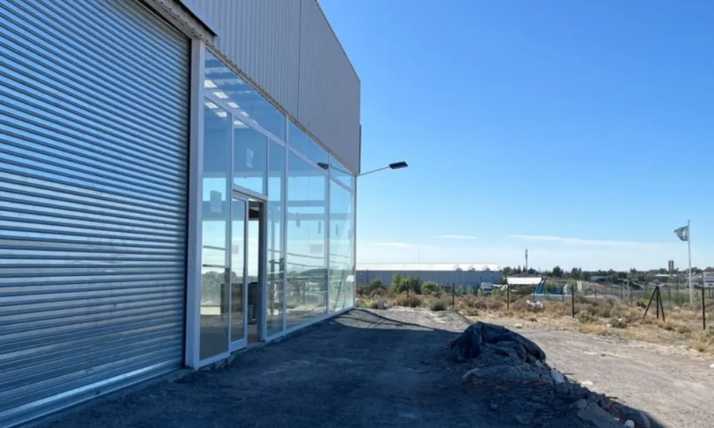 Obra en construcción. Foto: Diario El Chubut.