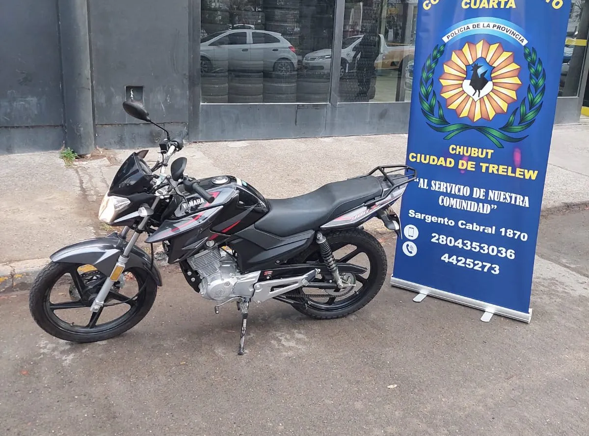MOTO RESUPERADA POR LA POLICÍA