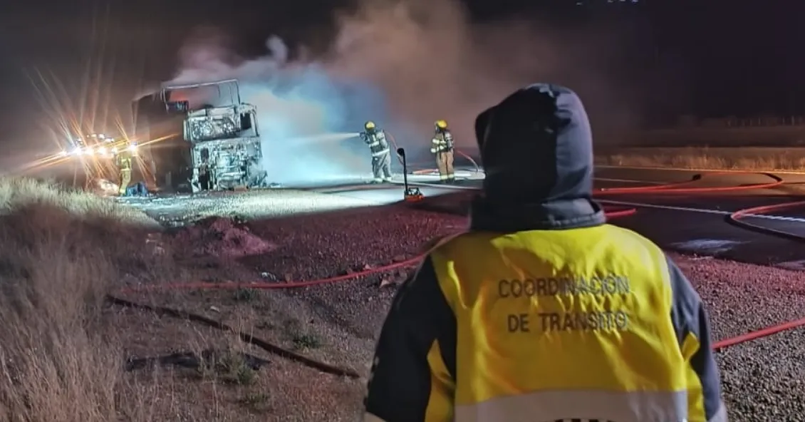 incendio camion