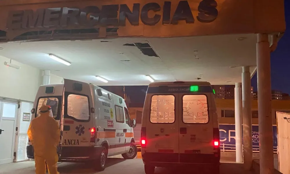 Joven herido de bala