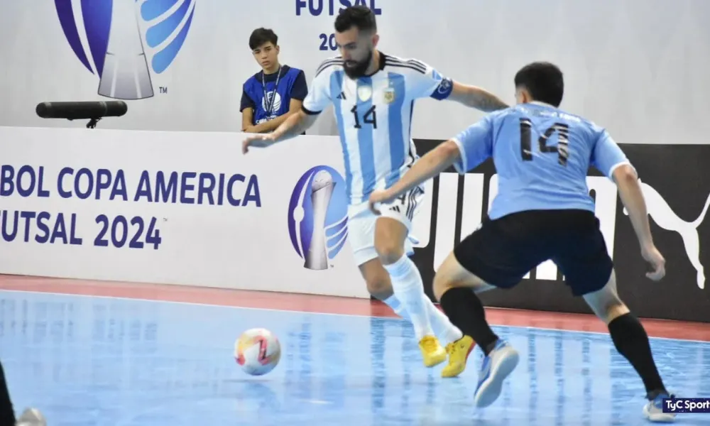 Argentina venció a Uruguay en futsal