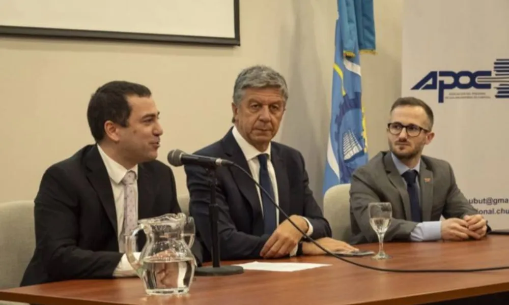 Andrés Giacomone, Gustavo Menna y Victoriano Eraso Parodi.