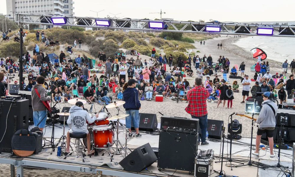 Música en el Parador 9 de Madryn
